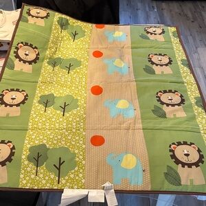 Playful Safari Animal Baby Quilt